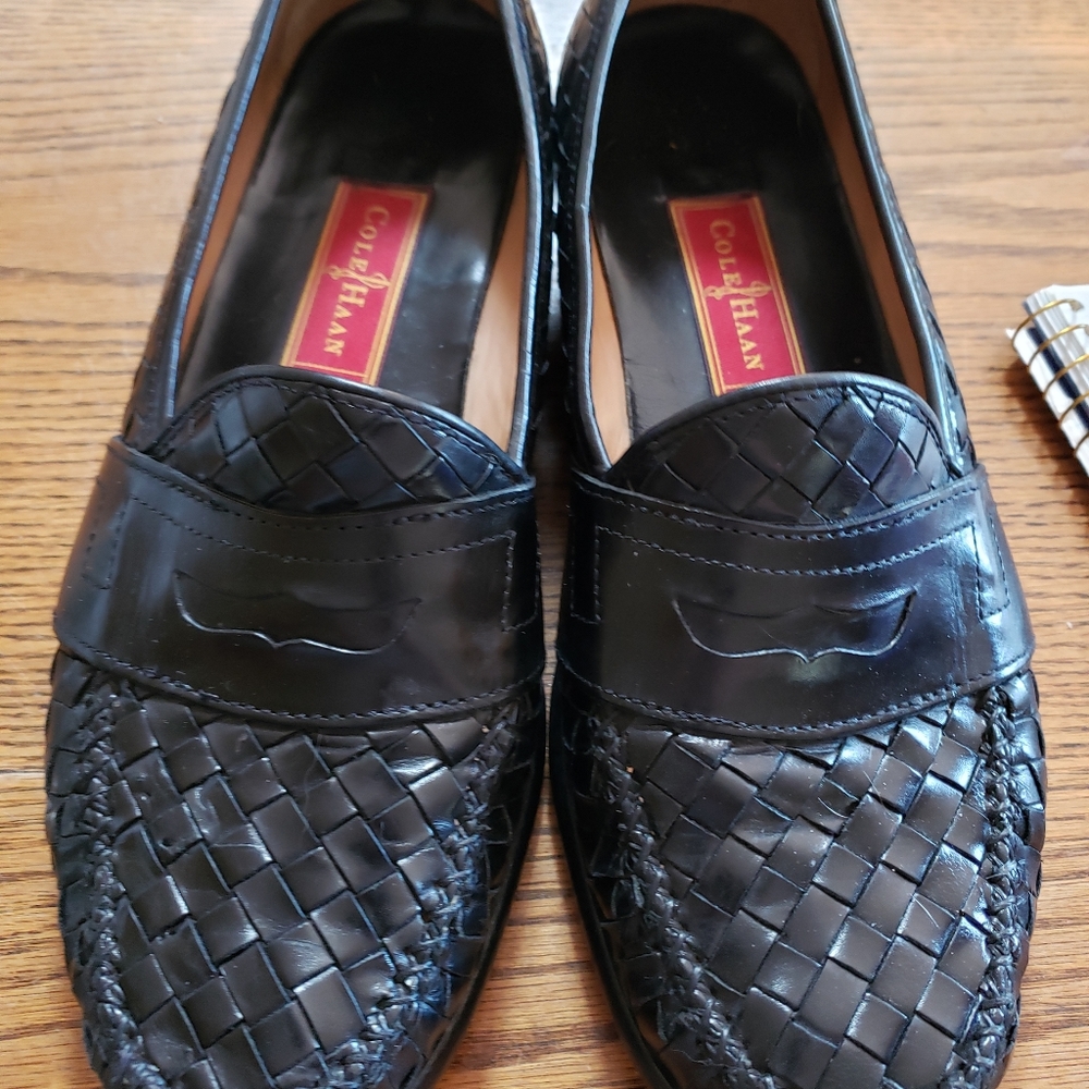 Mens Black Cole Haan Loafer Shoes